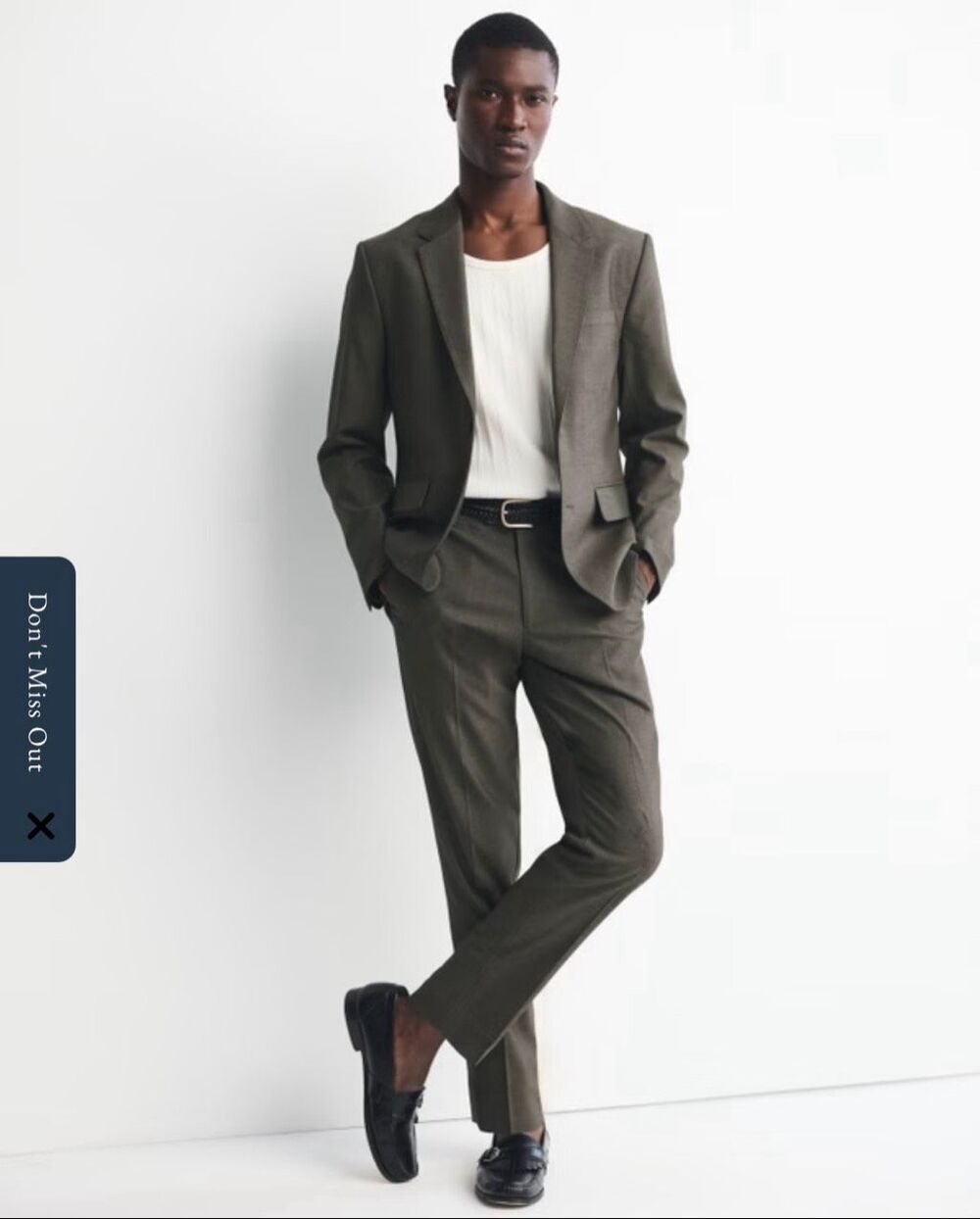 Abercrombie and fitch The A&F Collins Slim Suit Pant $110 32x30